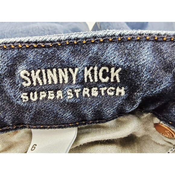 American Eagle Outfitters Size 6 Short Womens 29" Inseam Skinny Kick Bootcut S/S - Picture 5 of 12